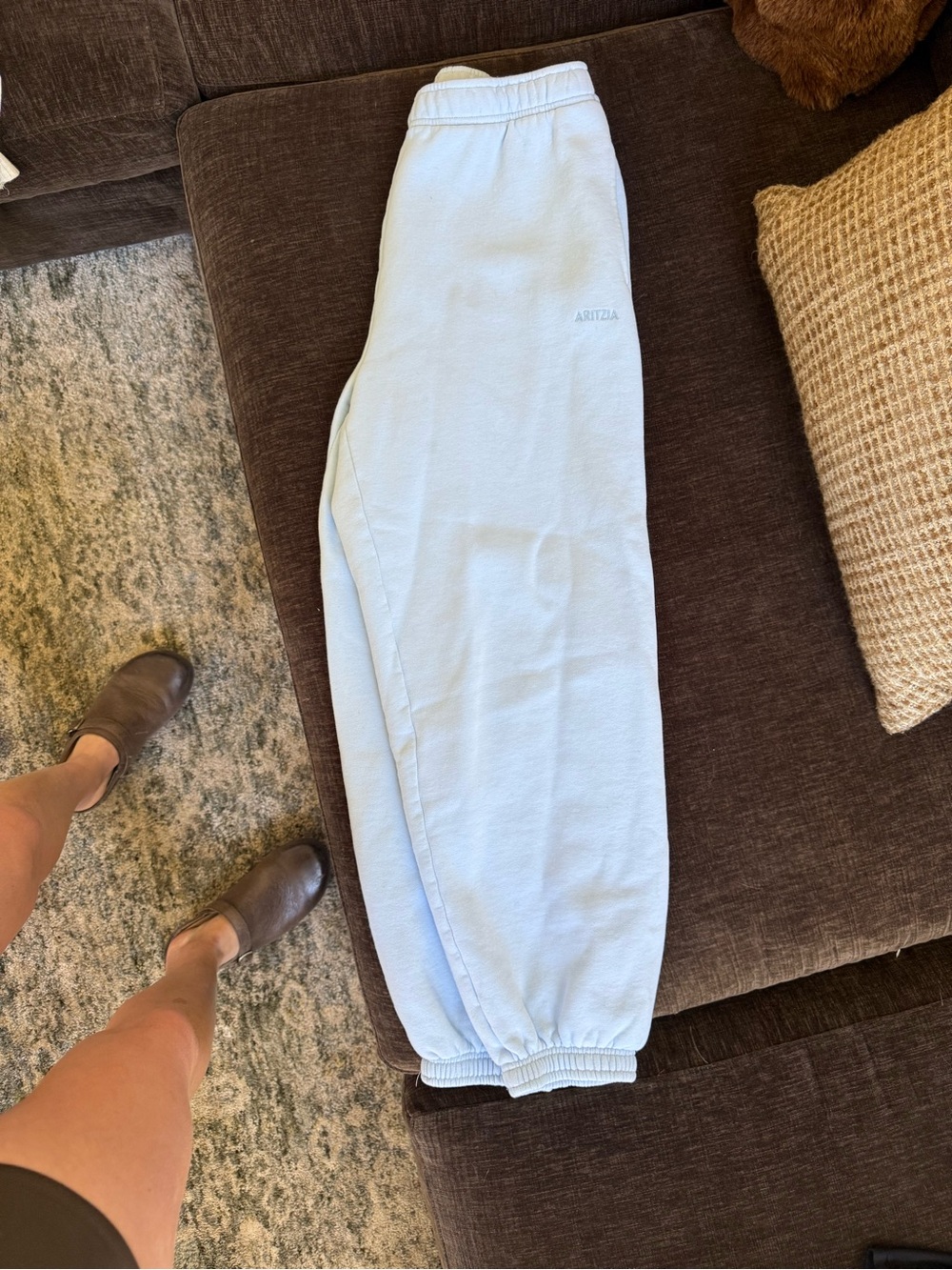 Aritzia Sweatpants and zip up set